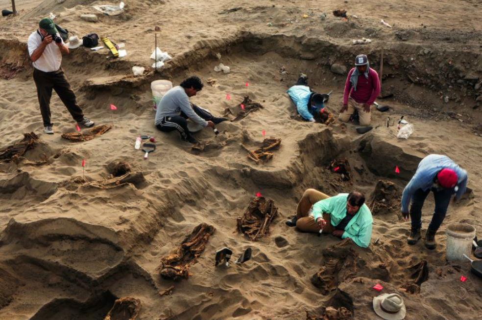 El sacrificio masivo infantil más grande de la historia en la revista National Geographic