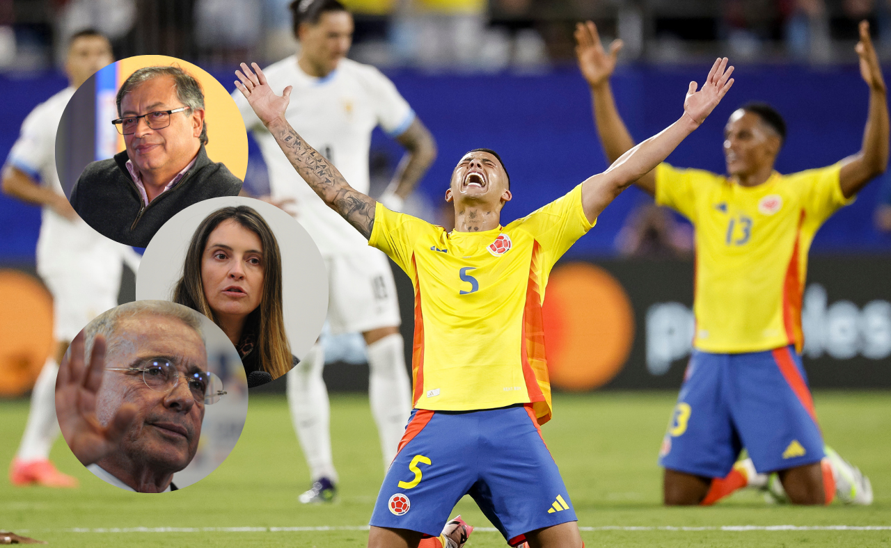 Petro y otros políticos también se sumaron a la celebración por victoria de Colombia