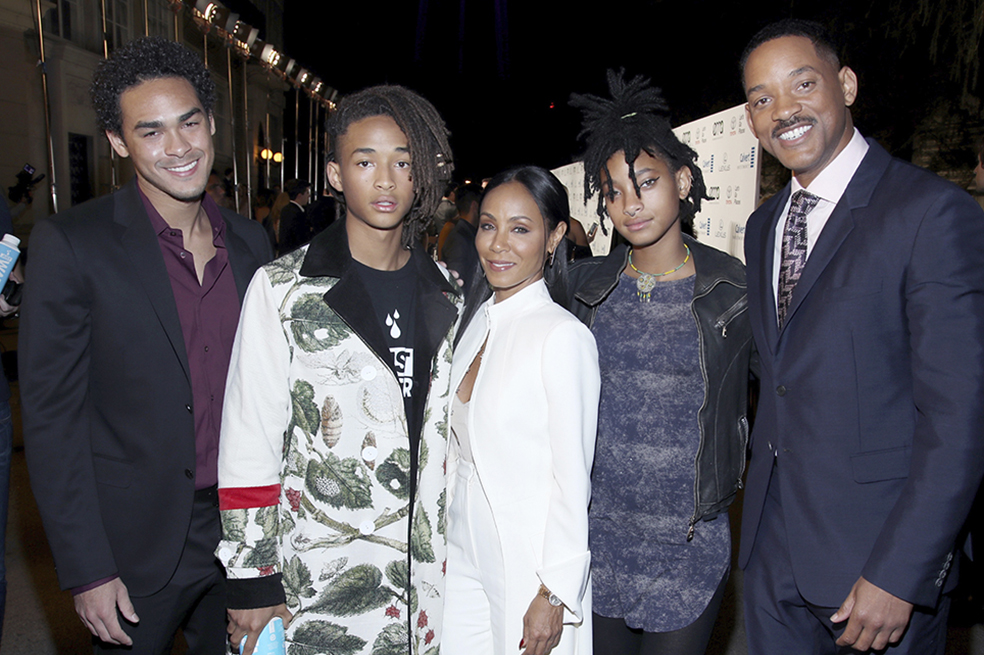 Will Smith es padre de Trey, Jaden y Willow. Su segunda esposa es Jada Pinkett.
