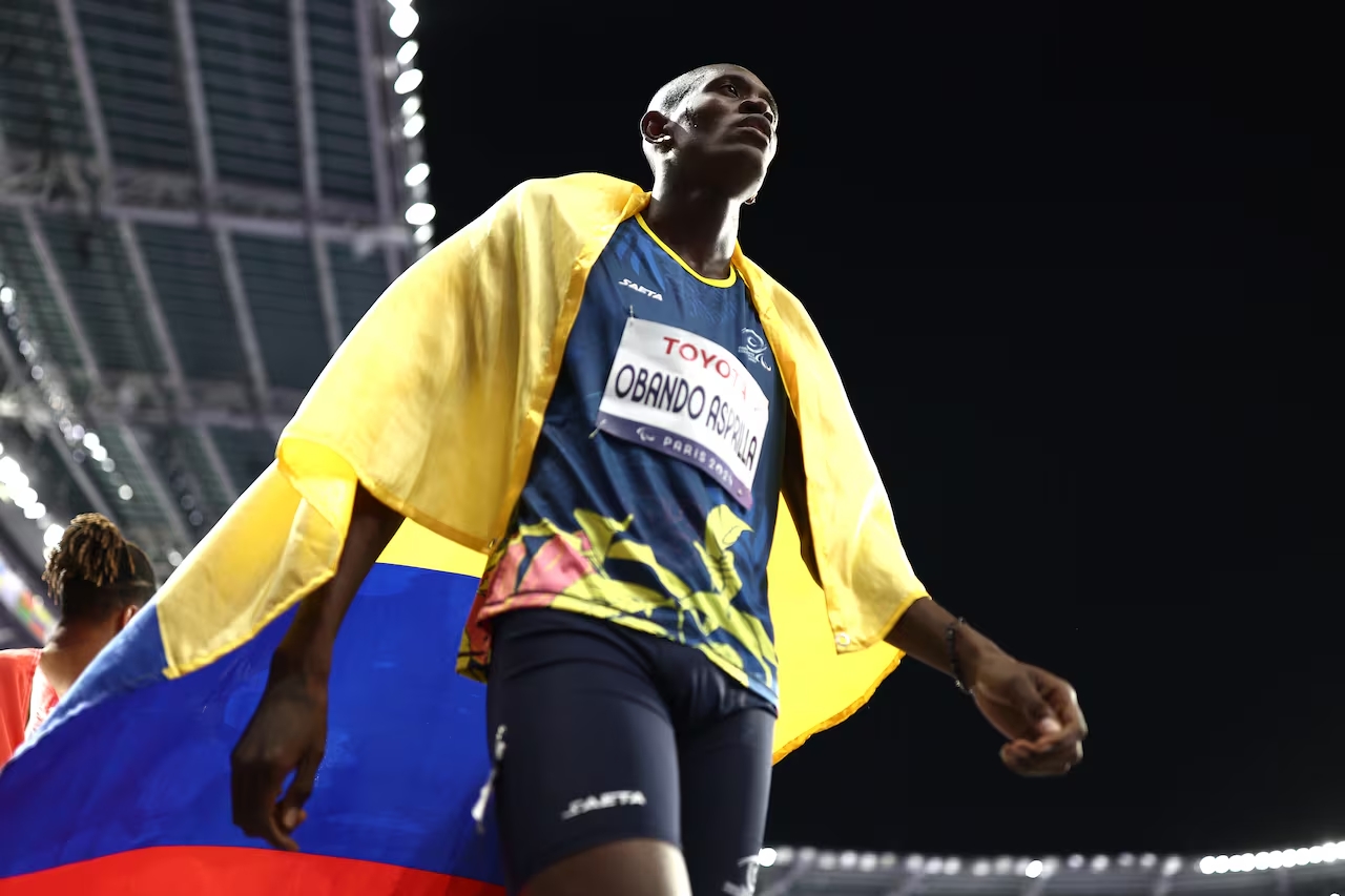 Jhon Obando: “Esta medalla de oro se la dedico a mi abuela, que está en el cielo”