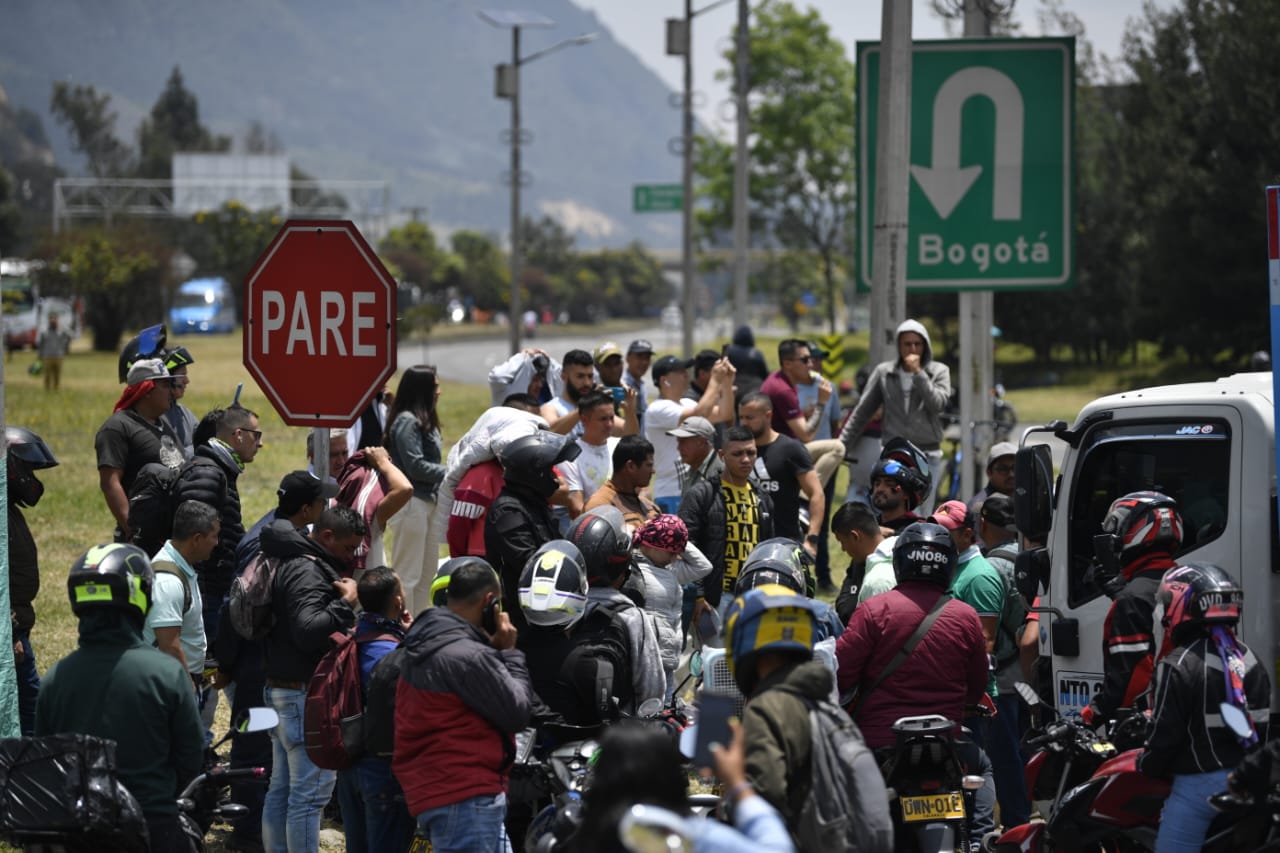 Los bloqueos intermitentes de este martes 3 de septiembre empezaron pasadas las 4:00 a.m. en vías de Bogotá y municipios de la sabana.
