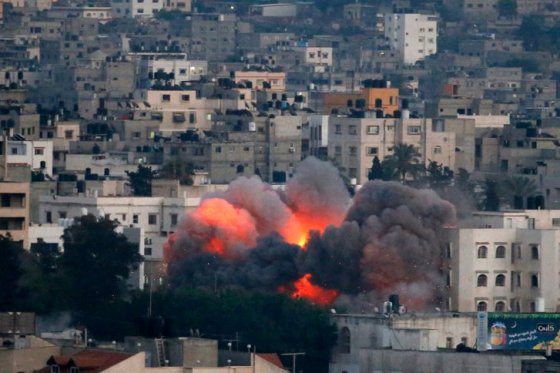 Cohetes lanzados desde Gaza a Israel /AFP