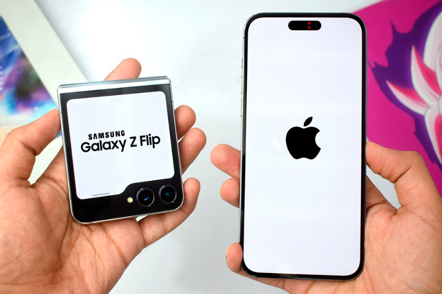 Samsung Z flip 5 vs. iPhone 14 pro max: ¿cuál es el que deberías comprar?