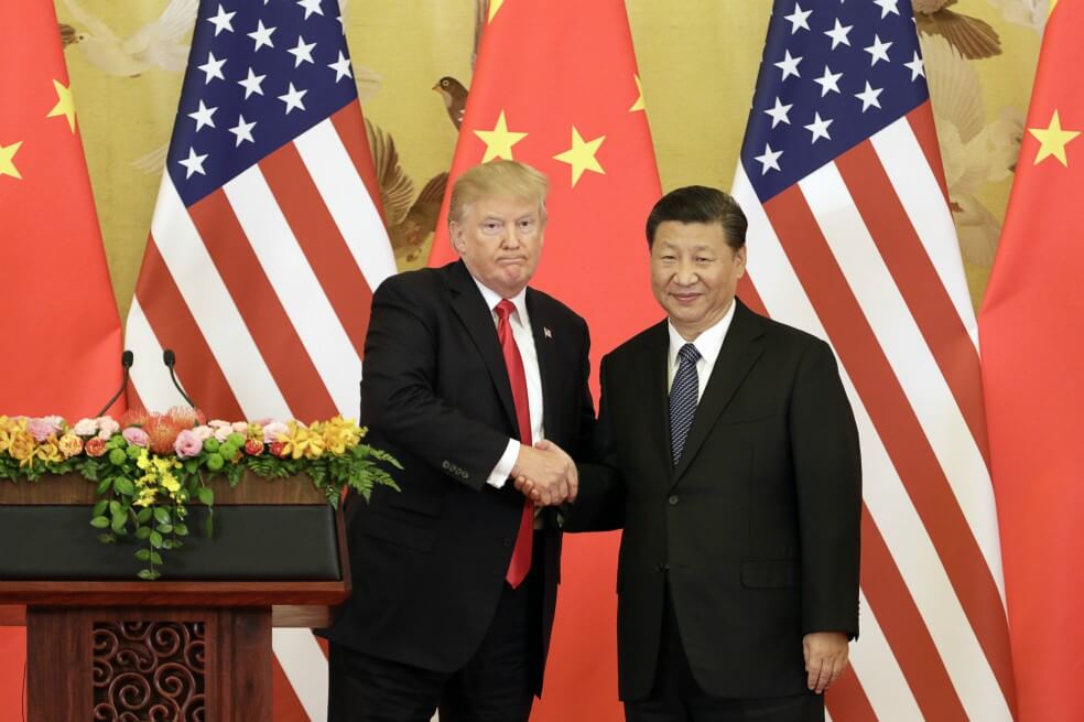 Donald Trump, presidente de Estados Unidos, y Xi Jinping, presidente de China. 