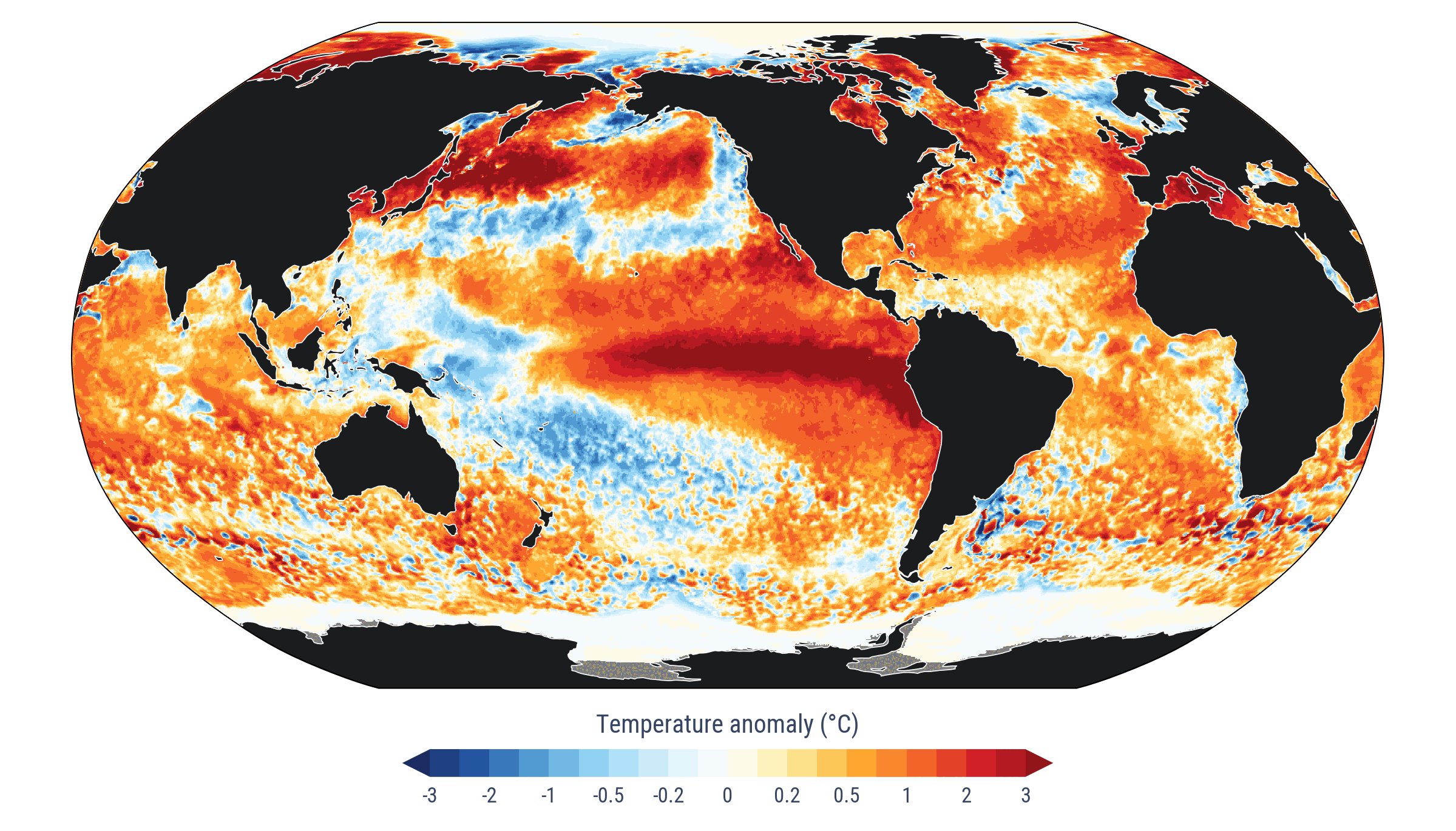 La temperatura global de la superficie del mar rompió un nuevo récord este 22 de agosto