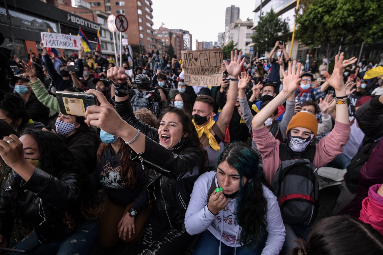 Policía resalta el buen comportamiento durante la jornada de paro nacional