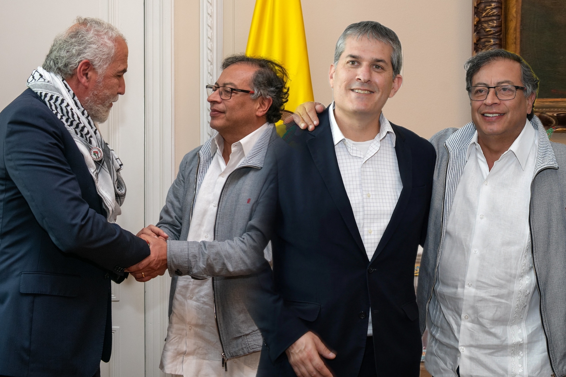 De esto hablaron el presidente Petro y los embajadores de Israel y Palestina