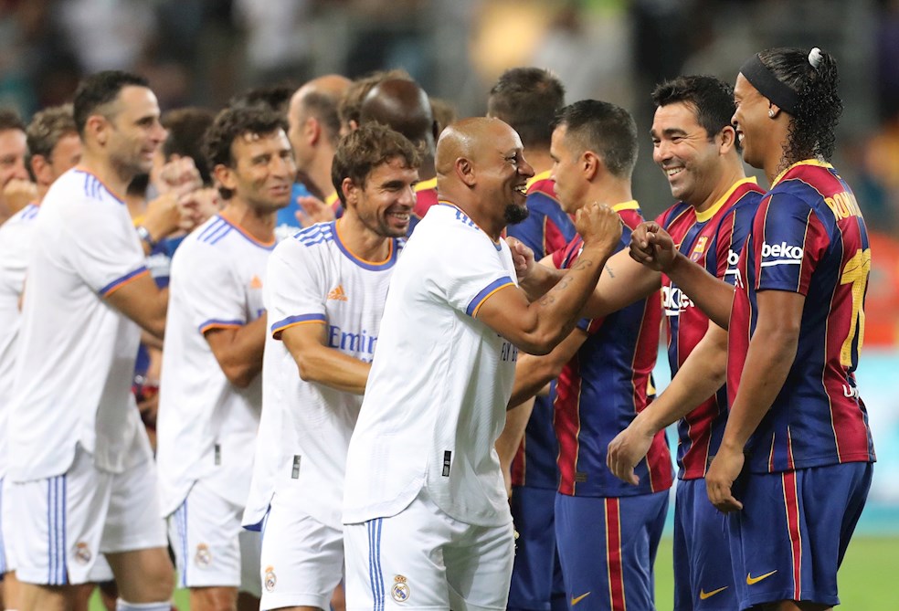 Real Madrid le ganó a Barcelona el clásico de leyendas que se jugó en Israel