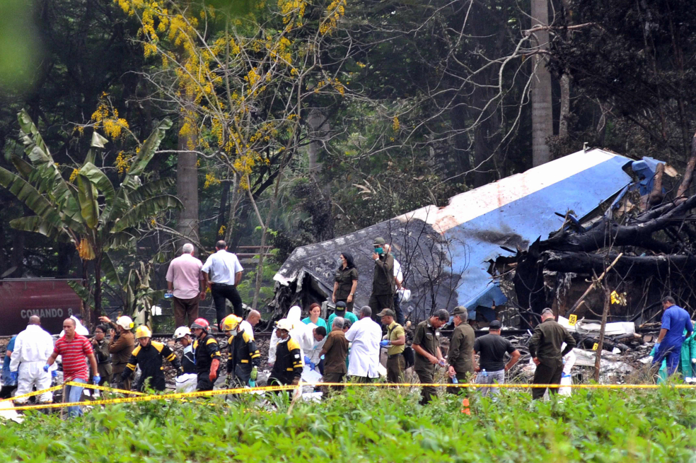 Accidente  de avión en Cuba deja más de cien víctimas