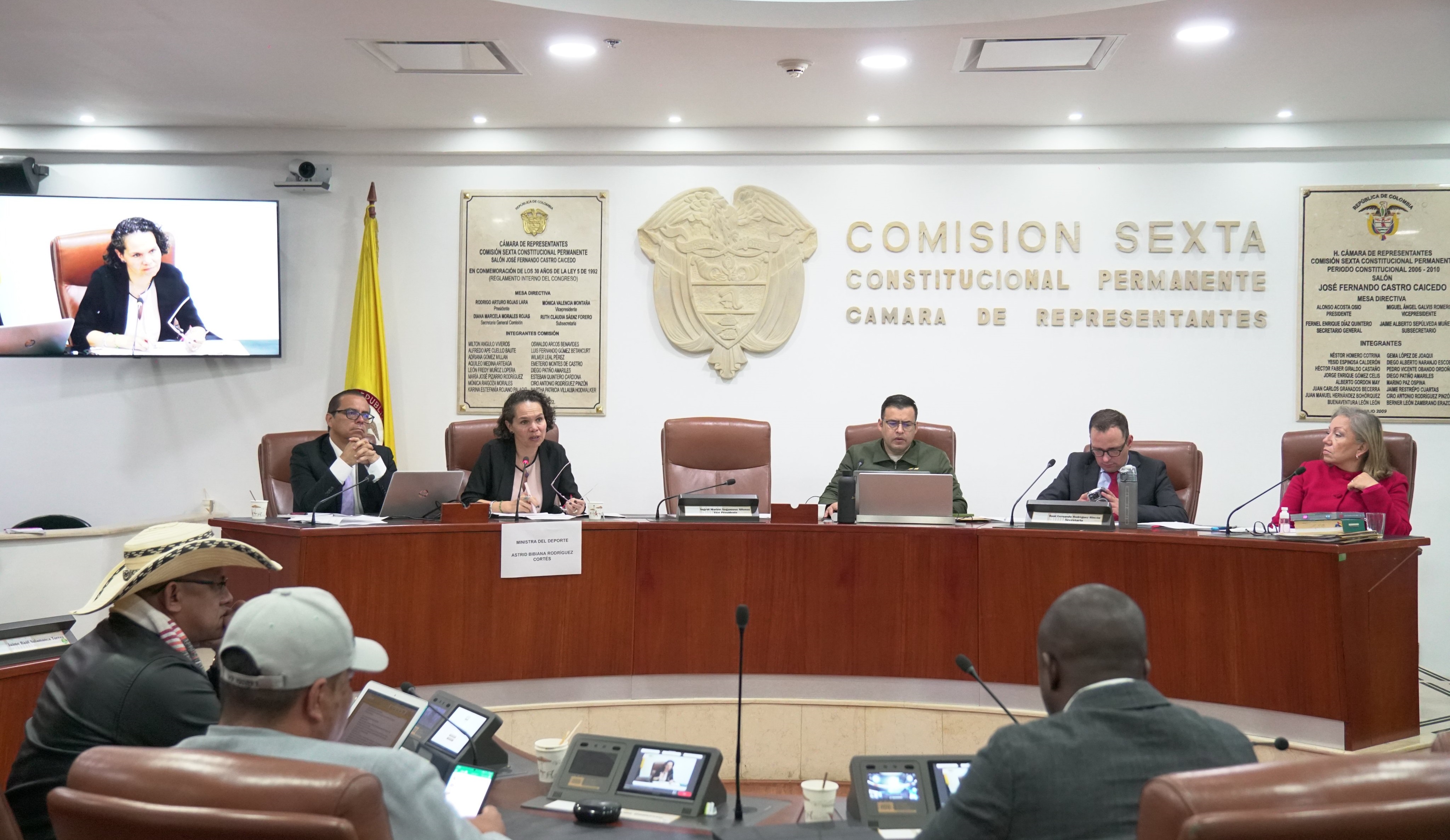 Mindeporte respondió ante el Congreso por las obras de los Juegos Nacionales