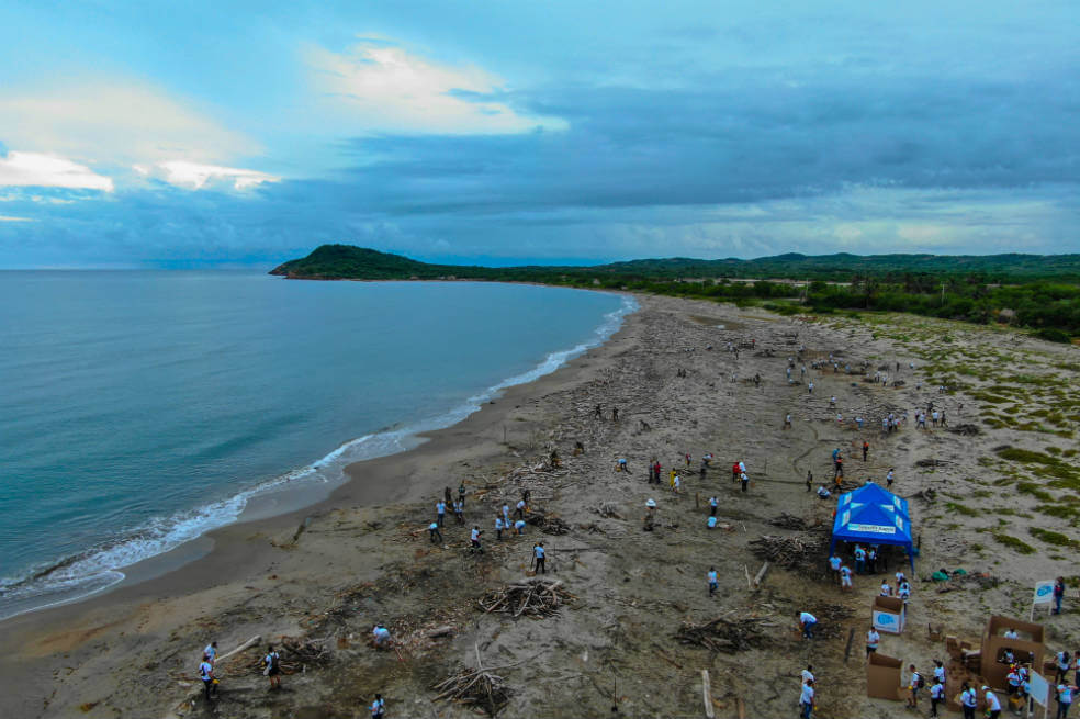 Realizan jornada de limpieza a 5km de playas en Piojó, Atlántico