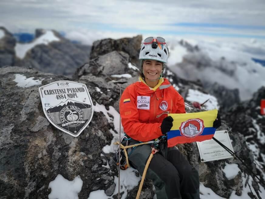 Ana María Giraldo se acerca al sueño de las 7 cumbres