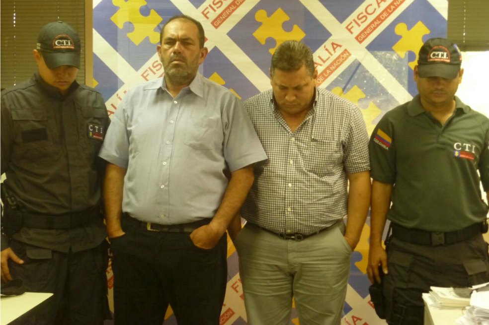 Rafael de Jesús Ricaurte junto a su socio José Toro Naranjo, alias ‘Nacho’. /Cortesía
