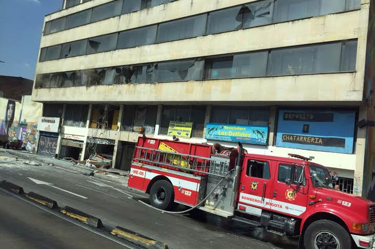 Se conocen las primeras imágenes de la explosión en la calle 26