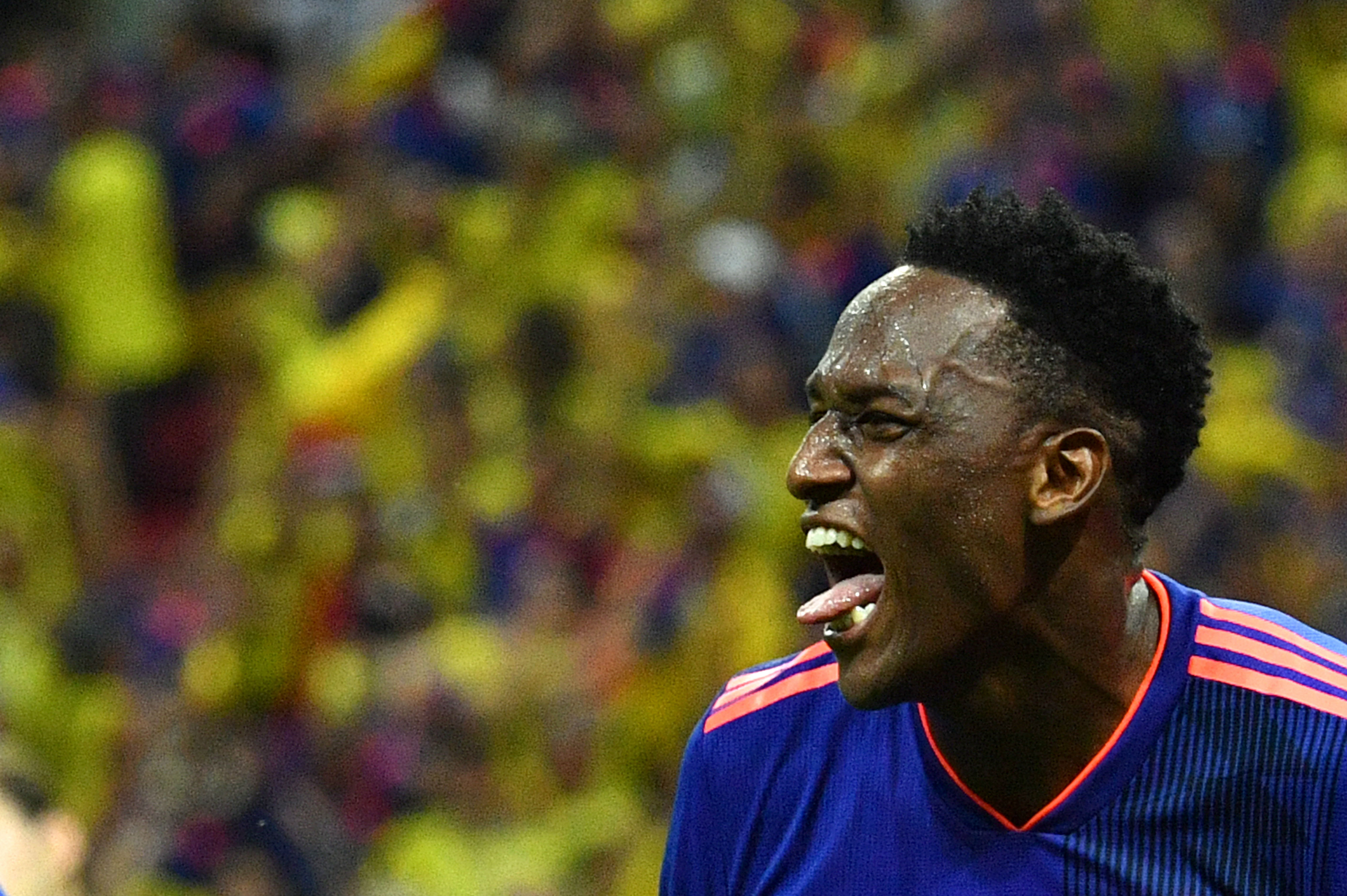 Yerry Mina: «Afrontamos el partido ante Senegal con los pies en la tierra»