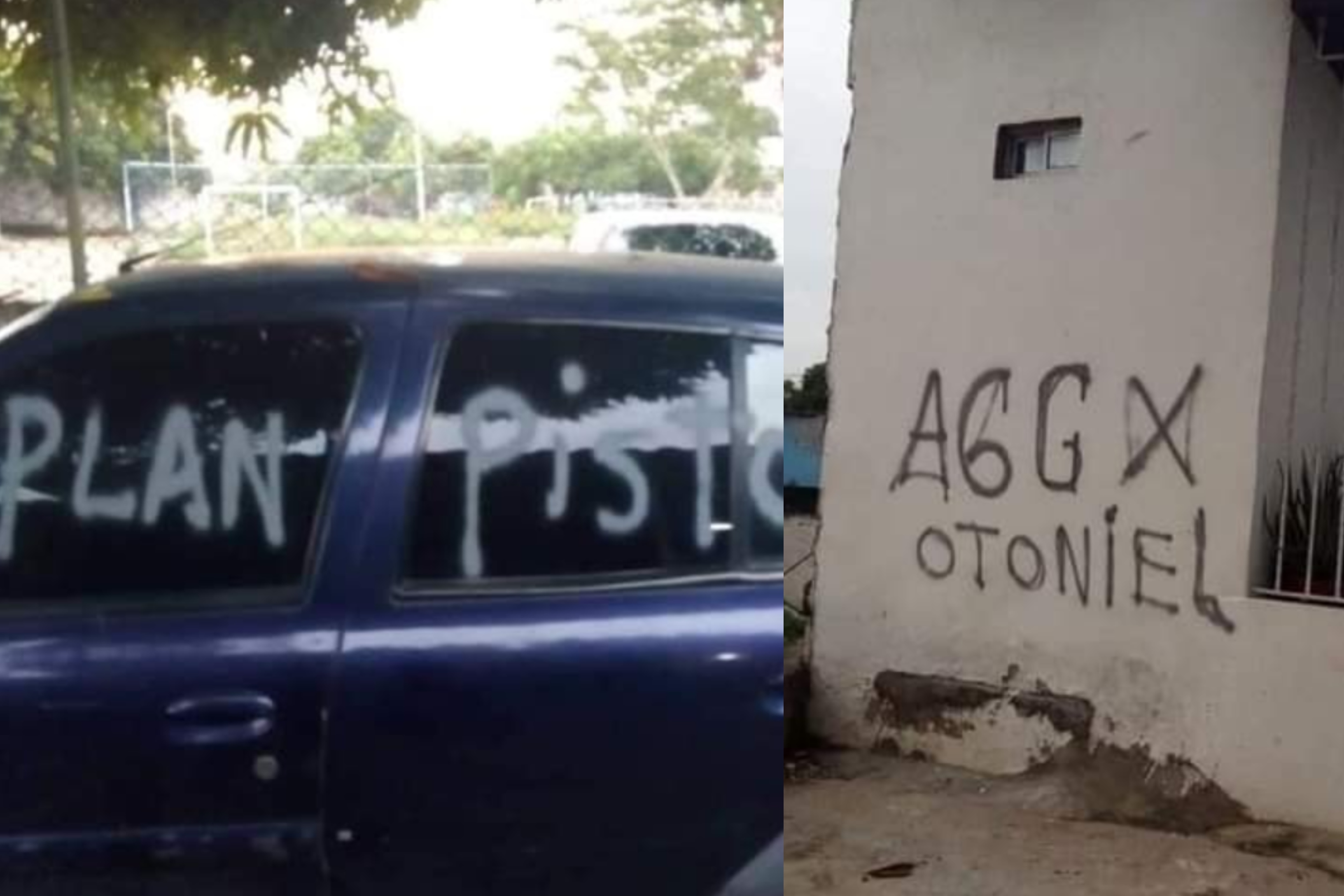 Aparecieron grafitis alusivos a las AGC en Soledad y el sur de Barranquilla