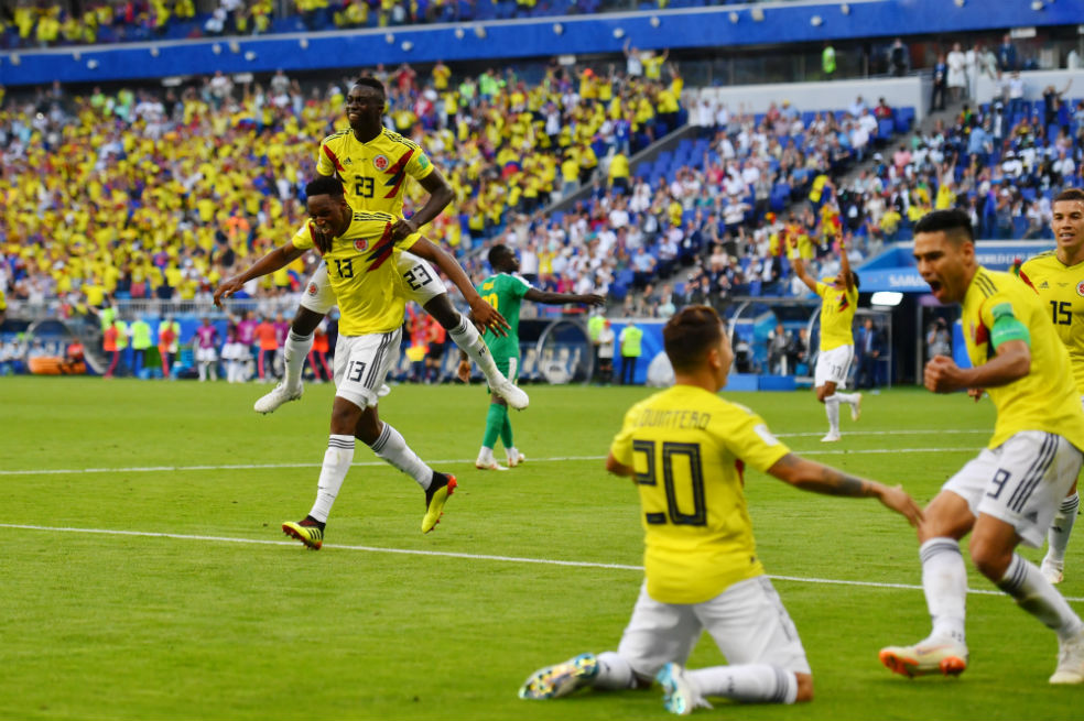 Colombia venció a Senegal y avanzó a octavos de final en el Mundial