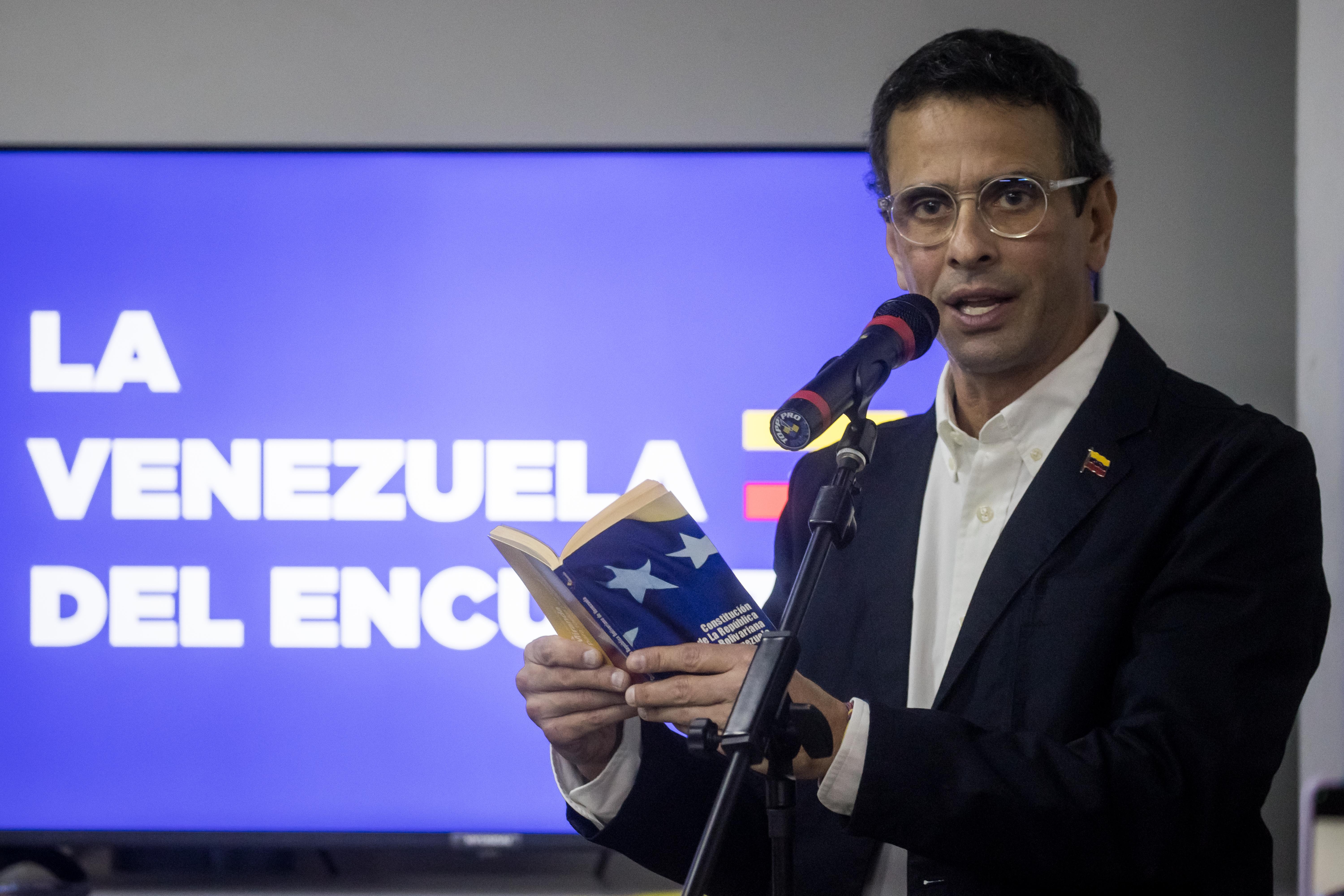 Capriles reconoce que no hay ambiente electoral de cara a las primarias en Venezuela