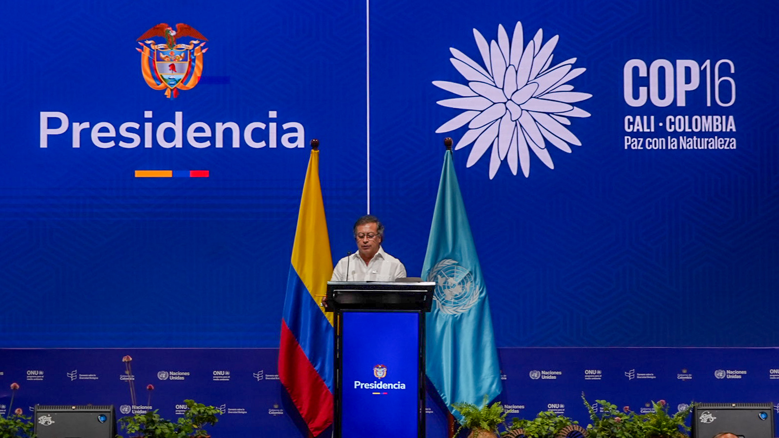Petro inaugura la COP16 y critica a los combustibles fósiles. Este fue su discurso