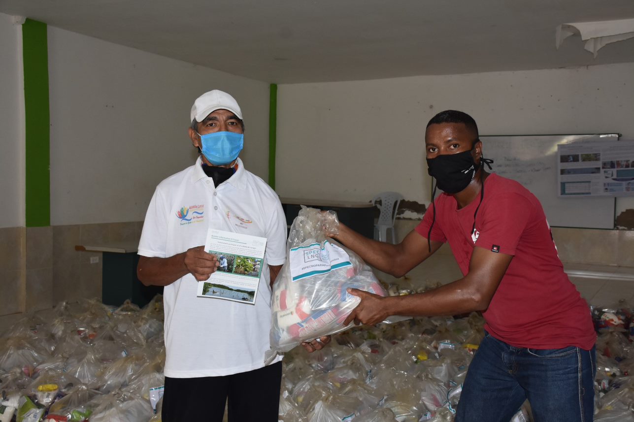 En total se entregaron más de 122.000 ayudas humanitarias a las poblaciones más afectadas de Colombia y el norte de Perú.