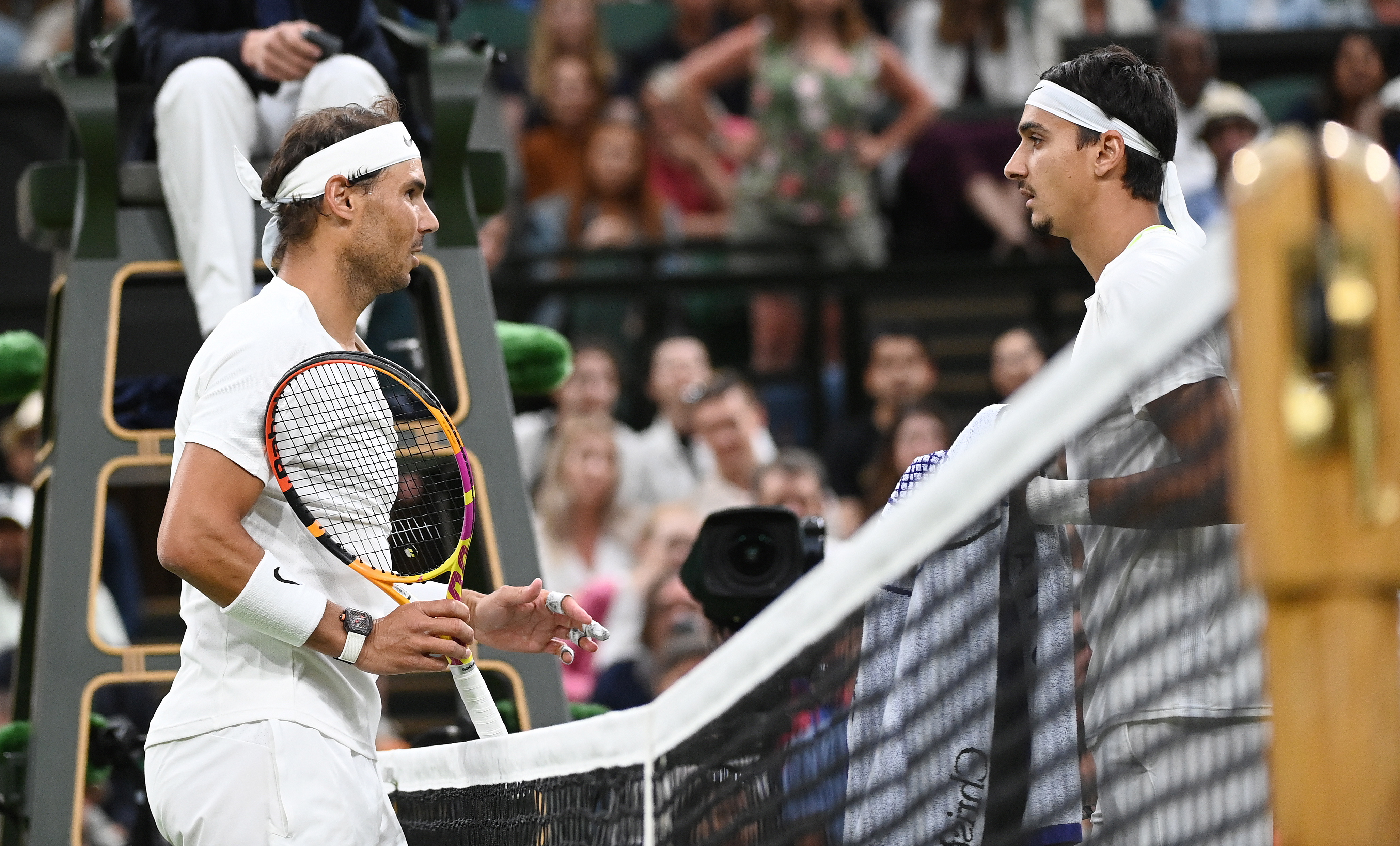 Rafael Nadal le ganó a Sonego y jugó su mejor partido de Wimbledon 2022