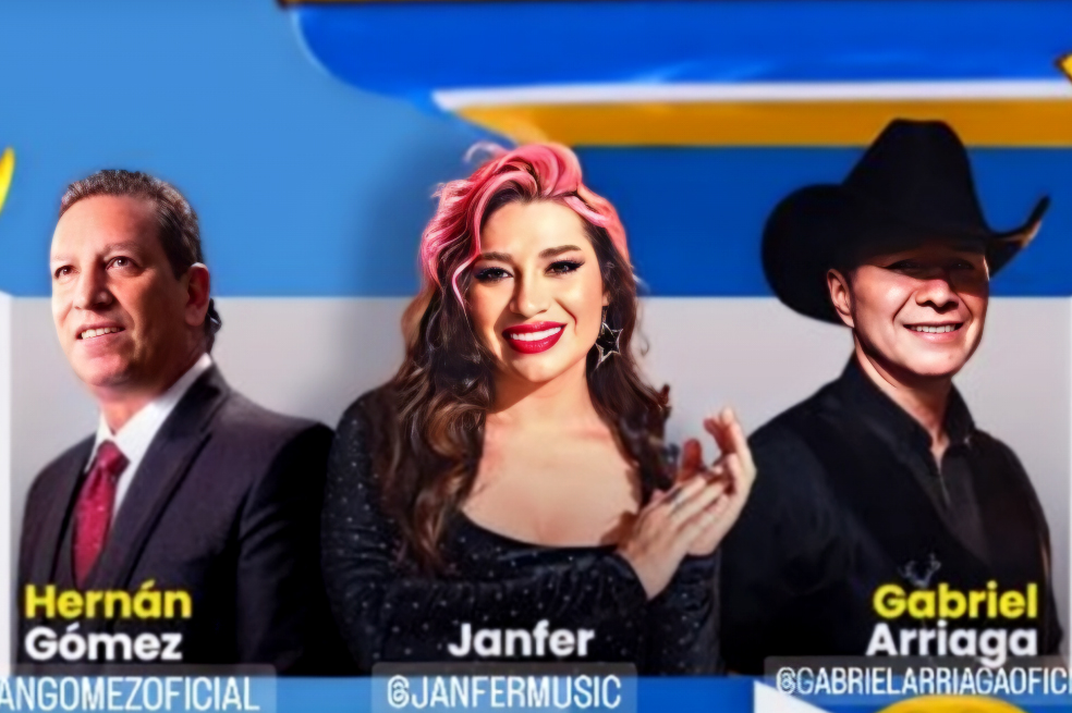 Gabriel Arriaga y más cantantes en el sexto día de la novena navideña de La Kalle