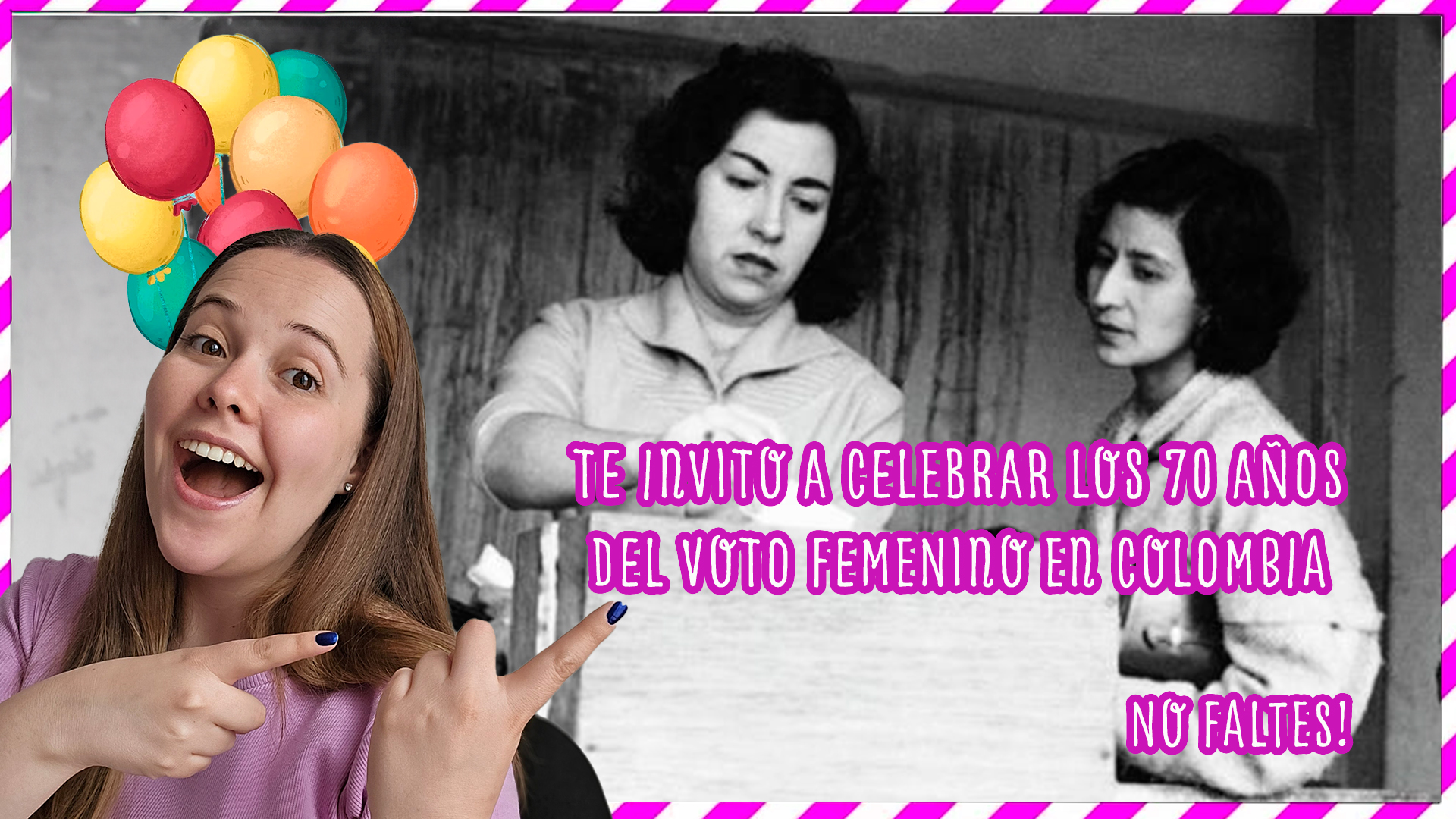 Hoy se cumplen 70 años del voto femenino en Colombia