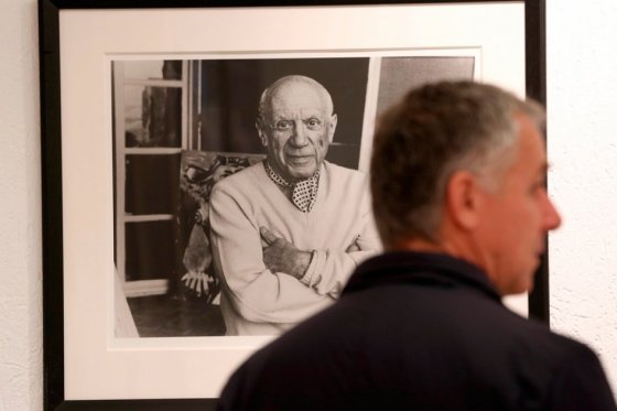Pablo Picasso el 8 de abril de 1973 en el sur de Francia tras haber realizado unas 60.000 obras.