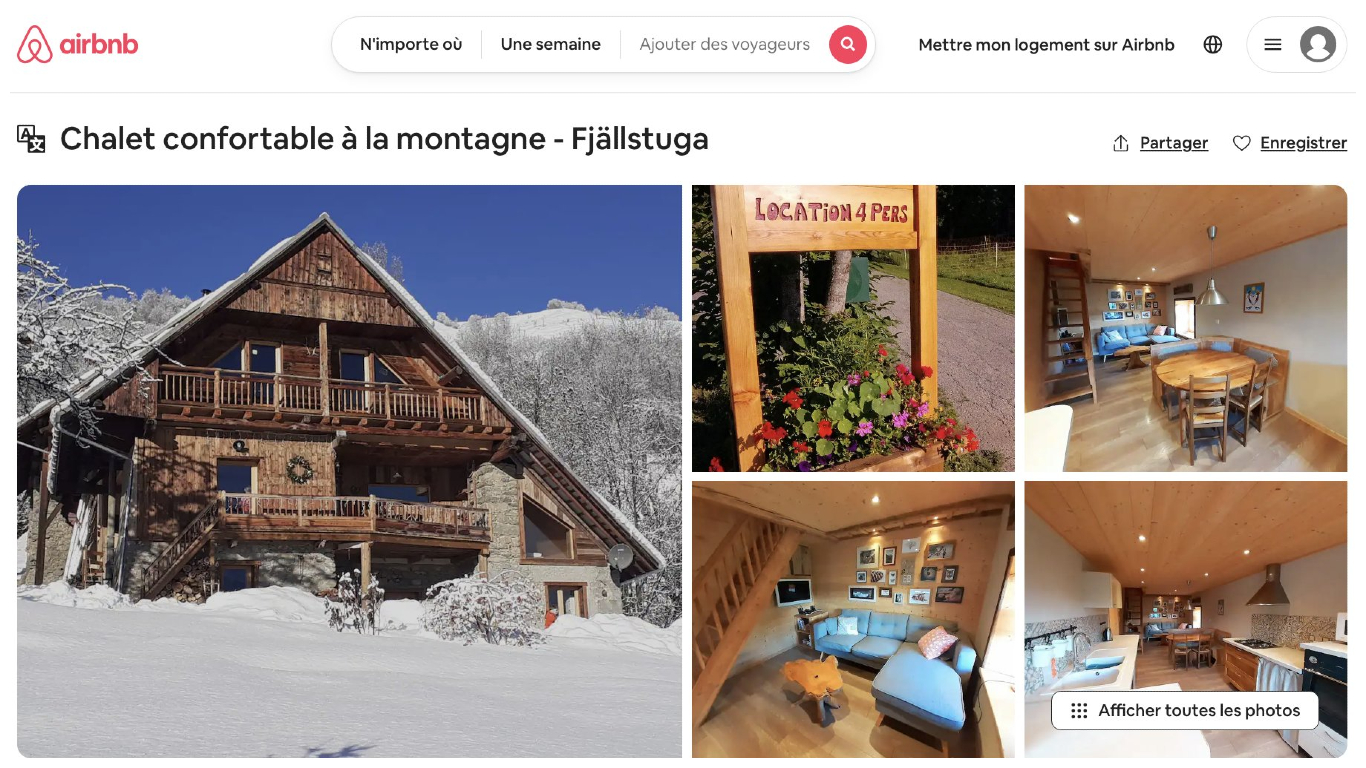 La casa de la película “Anatomía de una caída” está en Airbnb: esto cuesta
