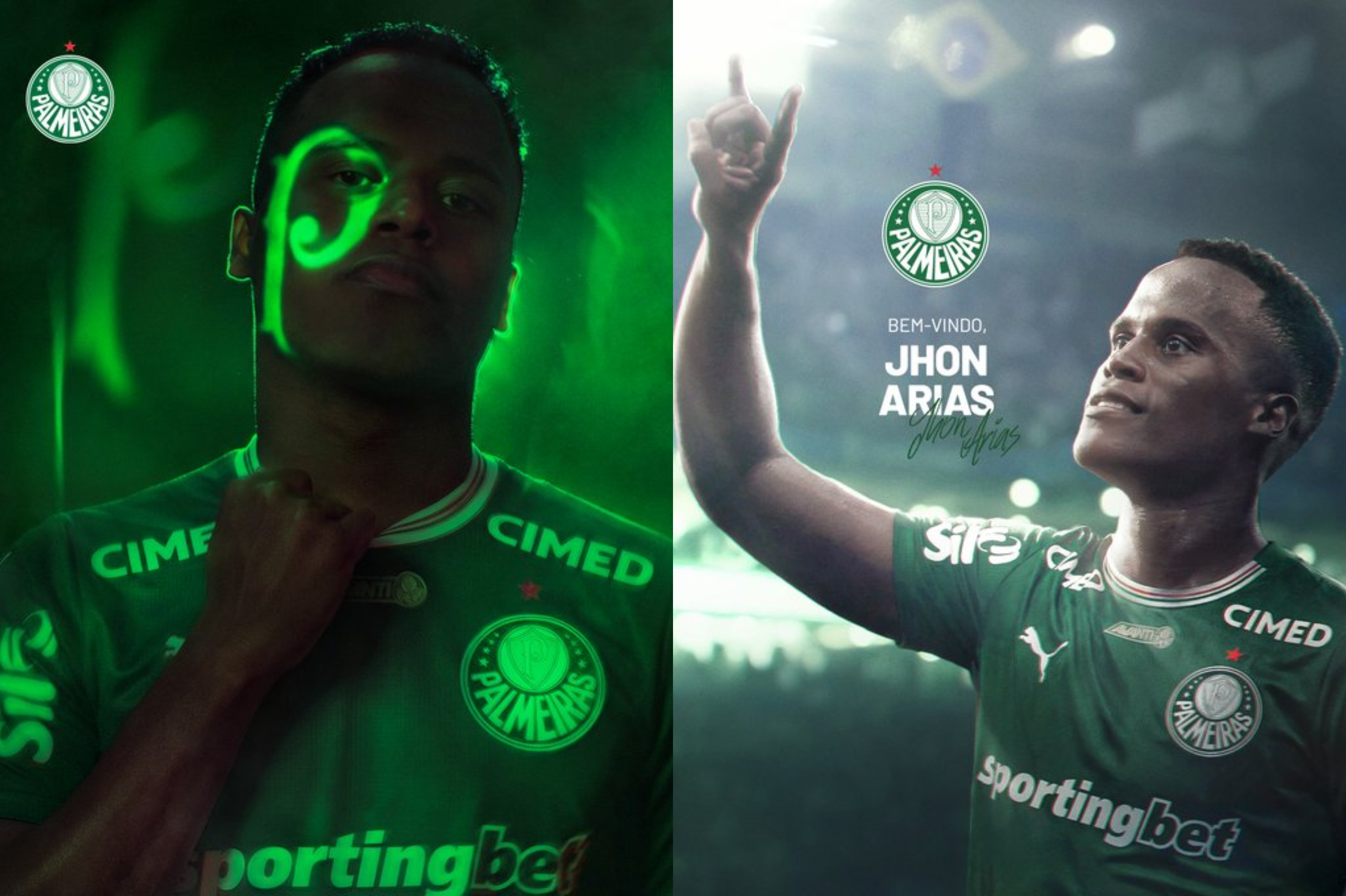 Jhon Arias, a Palmeiras: es oficial y así lo anunció el gigante del fútbol de Brasil