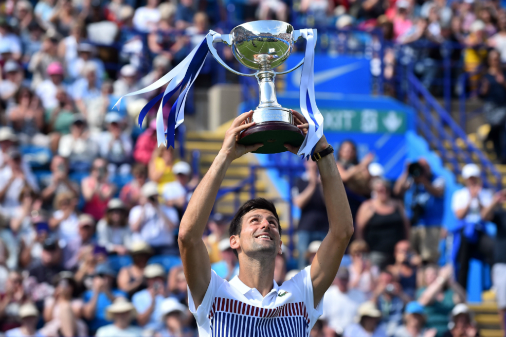 Previo a Wimbledon, Novak Djokovic quedó campeón en Eastbourne