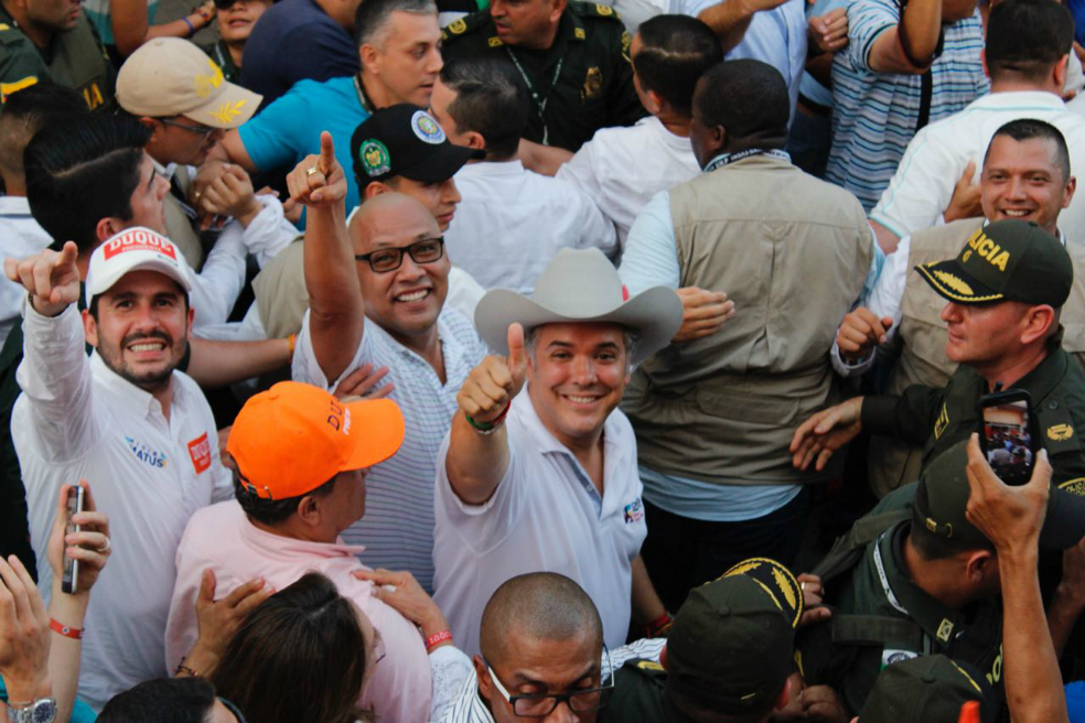 Duque triunfó en zona de frontera