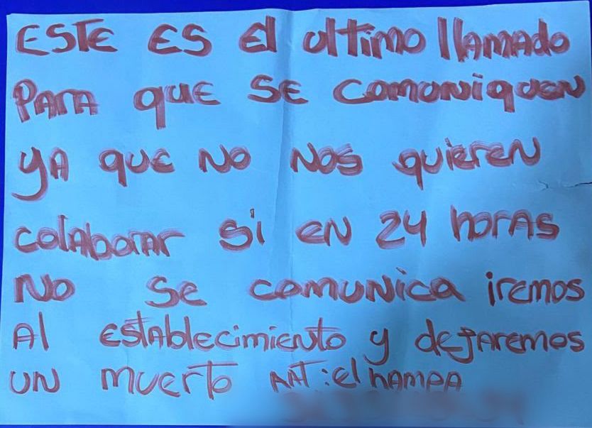Según la Policía, el grupo exigía a los comerciantes pagos de entre $15 y $20 millones a cambio de no atentar contra ellos.