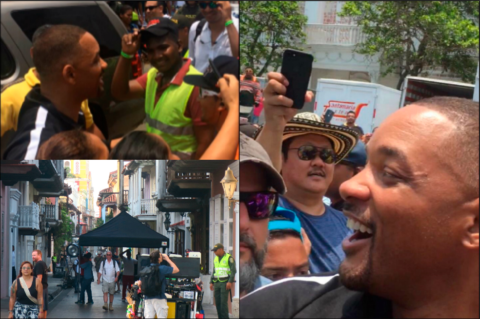 Imágenes de Will Smith en Cartagena