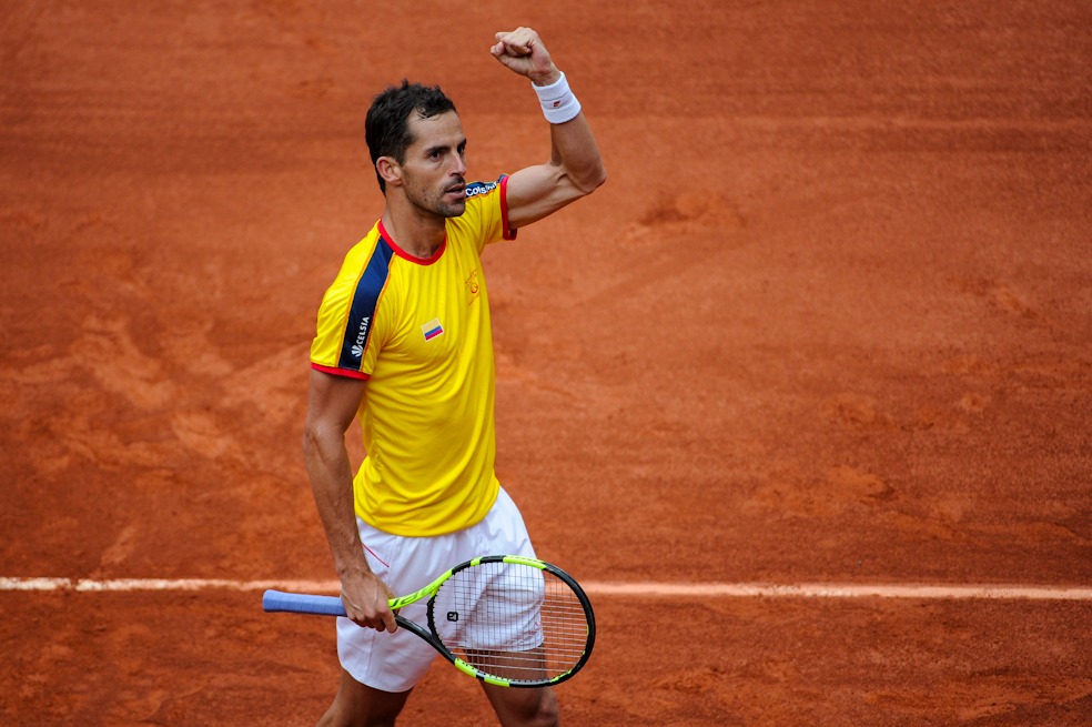 Colombia perdió en su debut en la Copa Davis