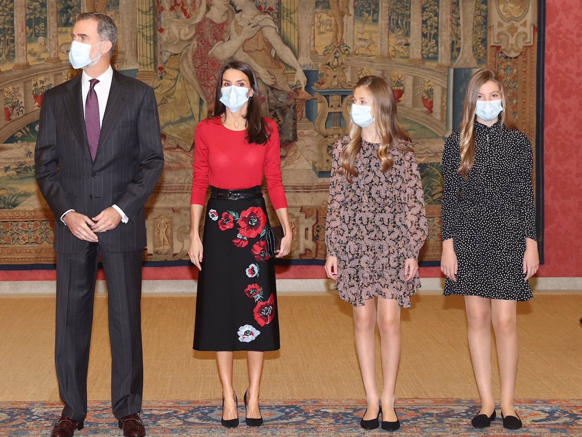 Princesa Leonor e Infanta Sofía de España. Reyes de España, Felipe y Letizia Ortiz