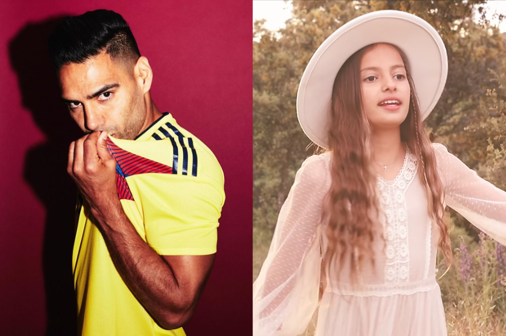 Hija de Falcao García debutó como cantante: así reaccionó el futbolista