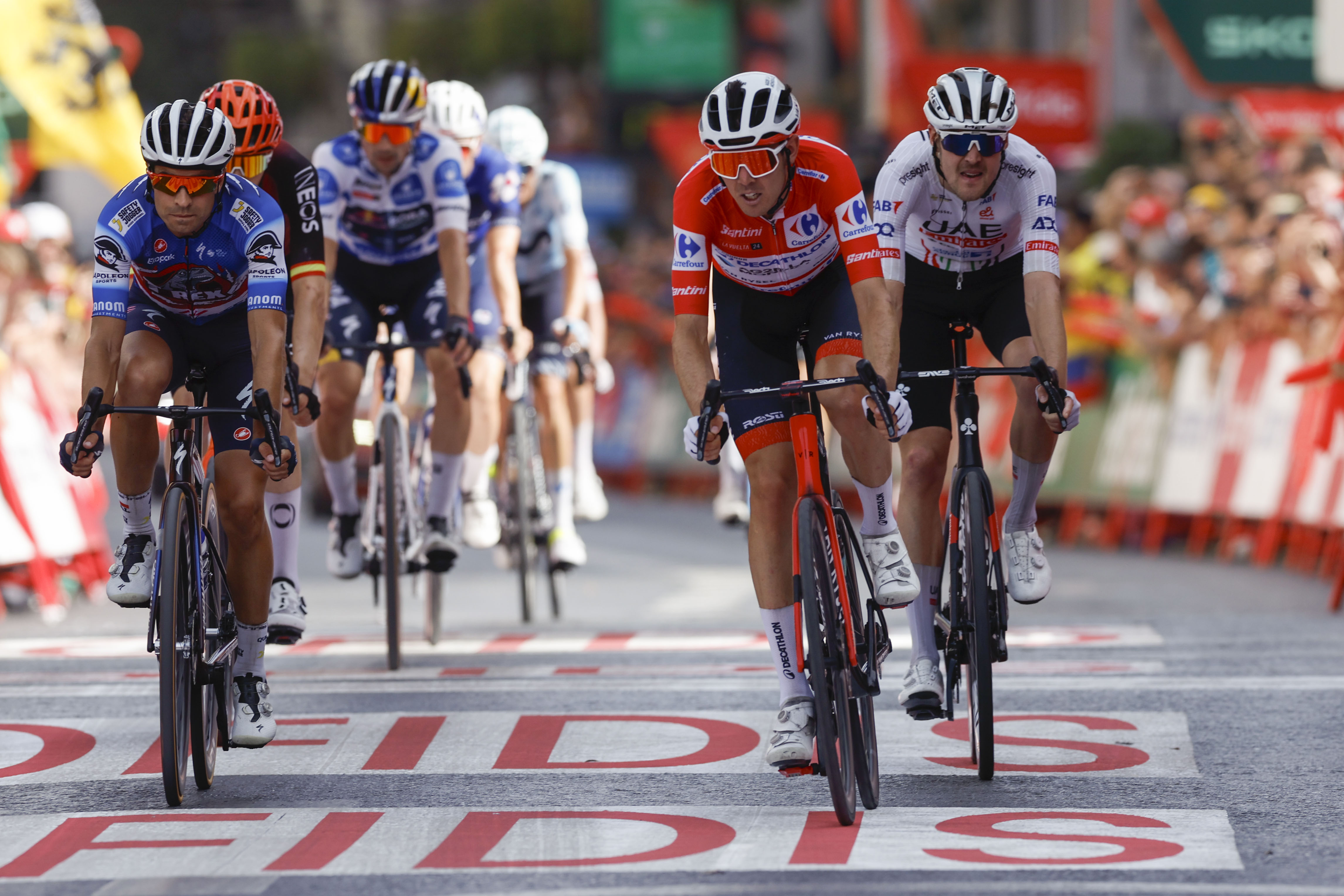 Así quedó la clasificación general de la Vuelta a España, tras la primera semana