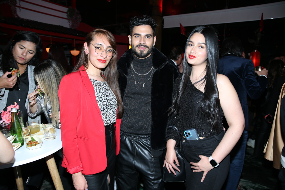Laura Velandia, Sebastián Obando y Alejandra Velásquez