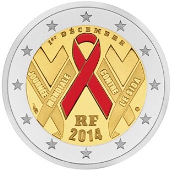 Moneda de 2 euros de Francia. (25.75mm, 8.5g) Fecha de inicio de circulación: 24/octubre/2014. Acuñadas: 3.000.000.