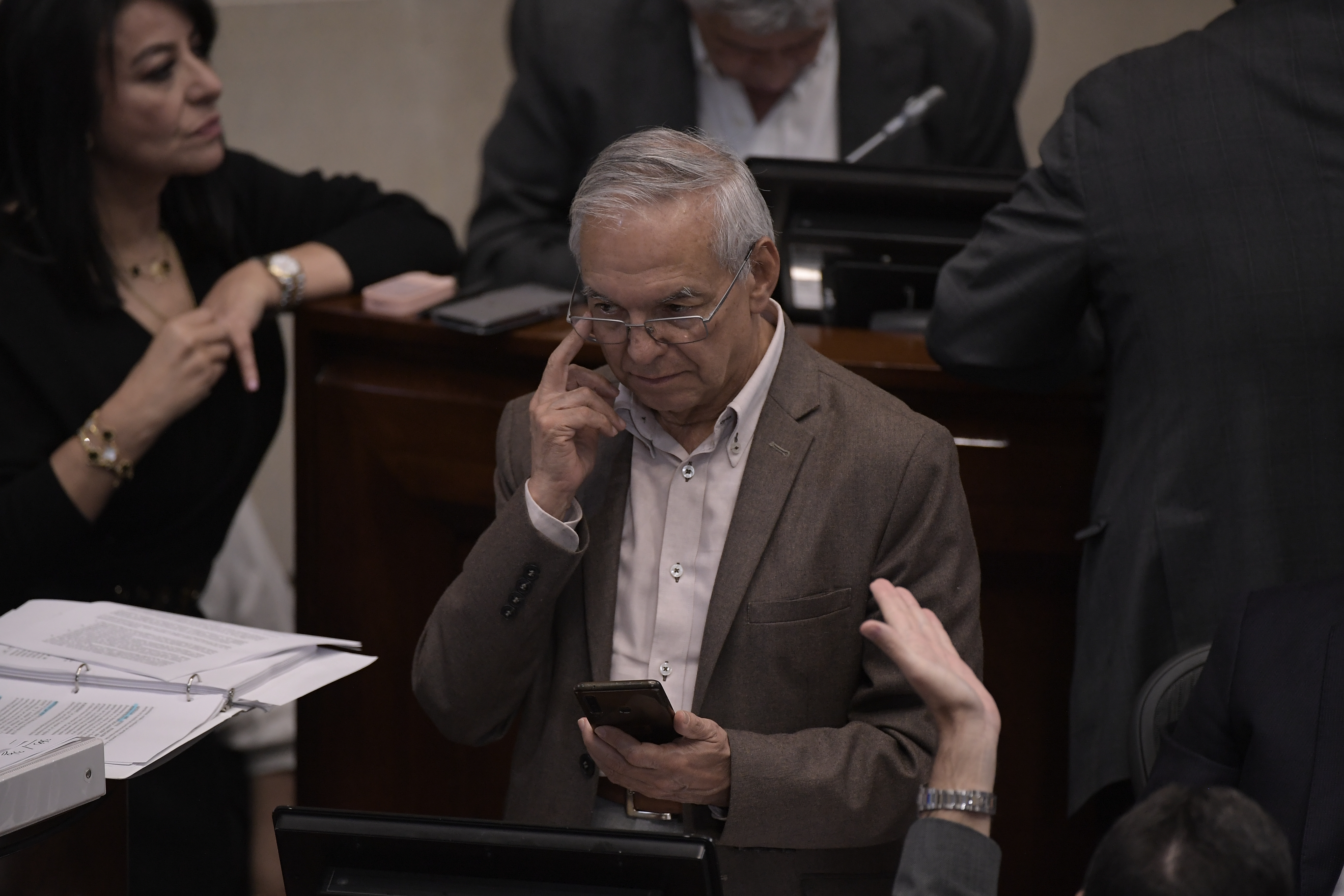 Ministro de Hacienda, durante el debate sobre el Plan Nacional de Desarrollo.