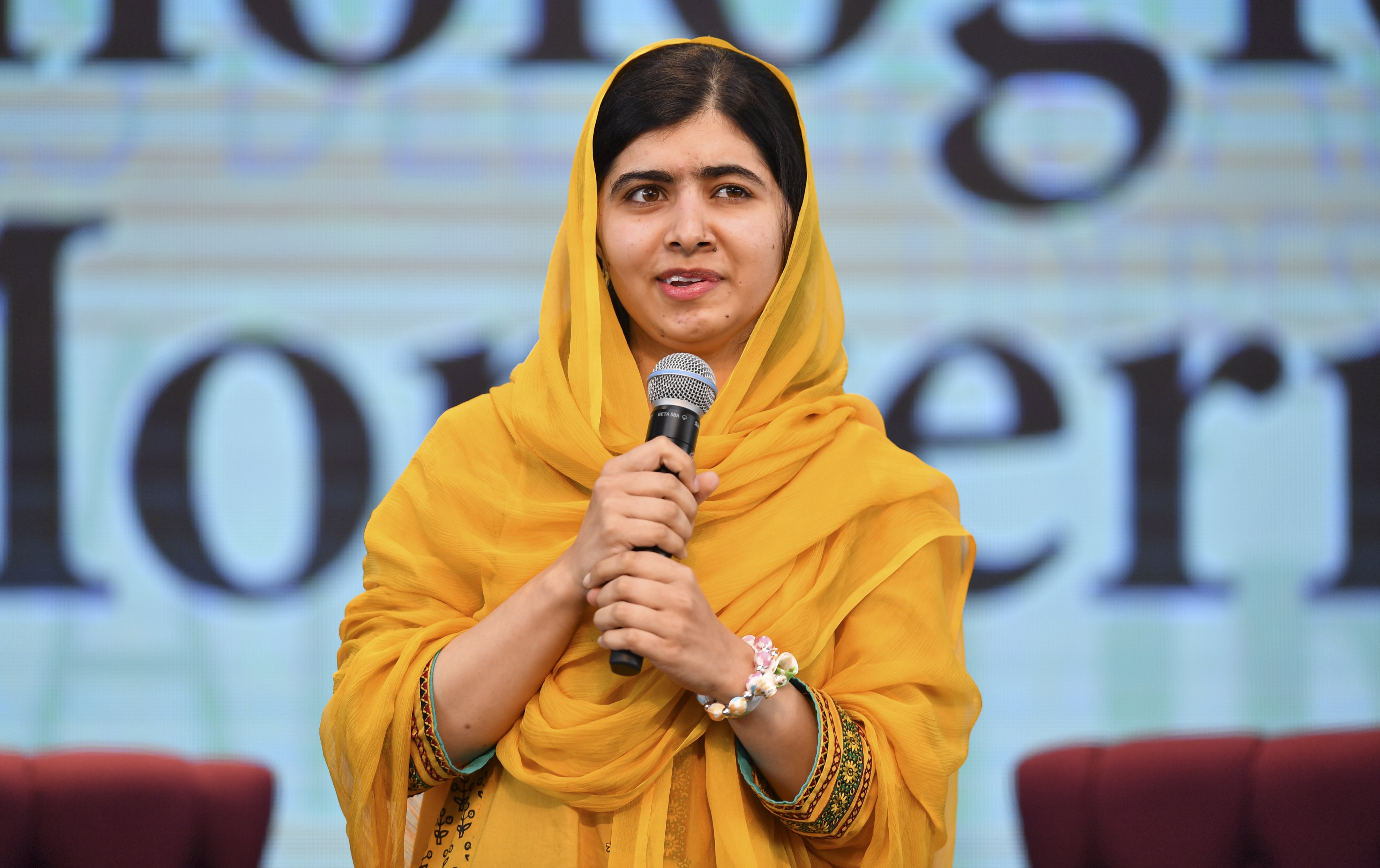 Imagen de archivo de la nobel de paz Malala Yousafzai.