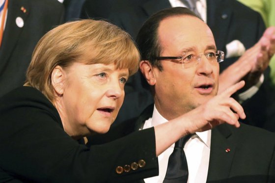 Merkel y Hollande buscan compromiso sobre presupuestos de la UE