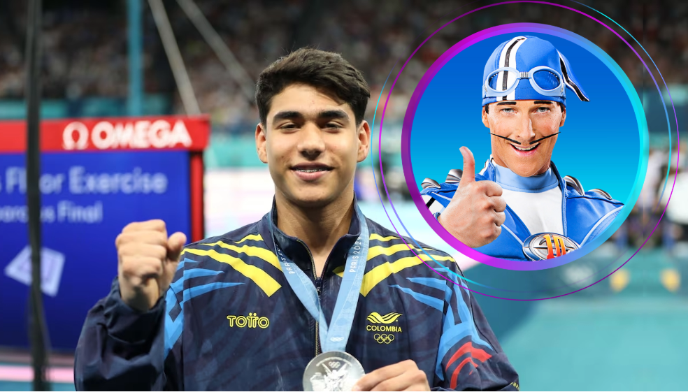 Sportacus, de ‘Lazy Town’, envió emotivo mensaje a Ángel Barajas, gimnasta colombiano