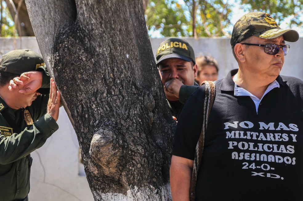 El pasado 27 de enero, el ELN accionó unos explosivos en el CAI San José de Barranquilla. Van ya seis policías muertos por el atentado. / Foto: AFP