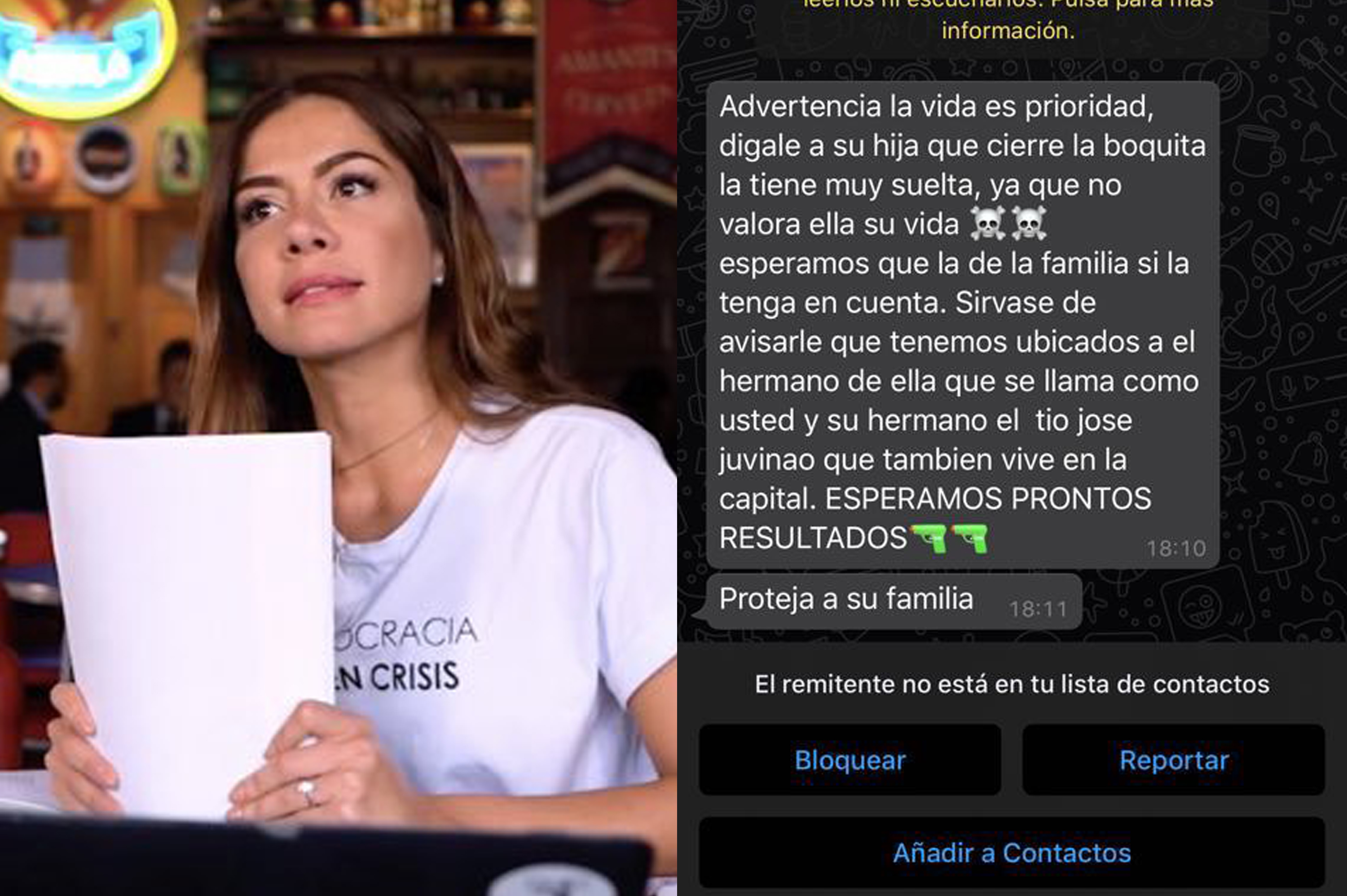 Activista Catherine Juvinao denuncia amenazas de muerte contra su familia