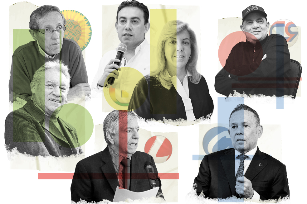 Este es el mapa de los apoyos de los partidos políticos para la primera vuelta presidencial