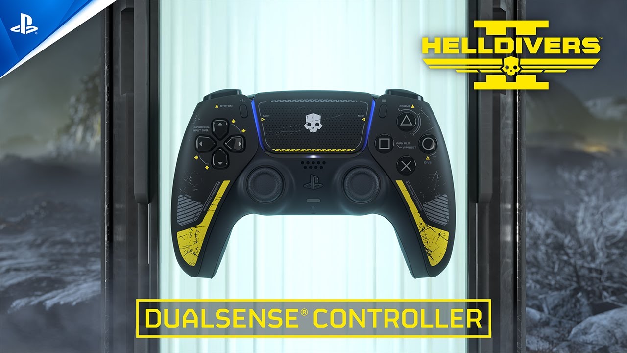 Este es el nuevo DualSense de la PS5, edición limitada de Helldivers 2