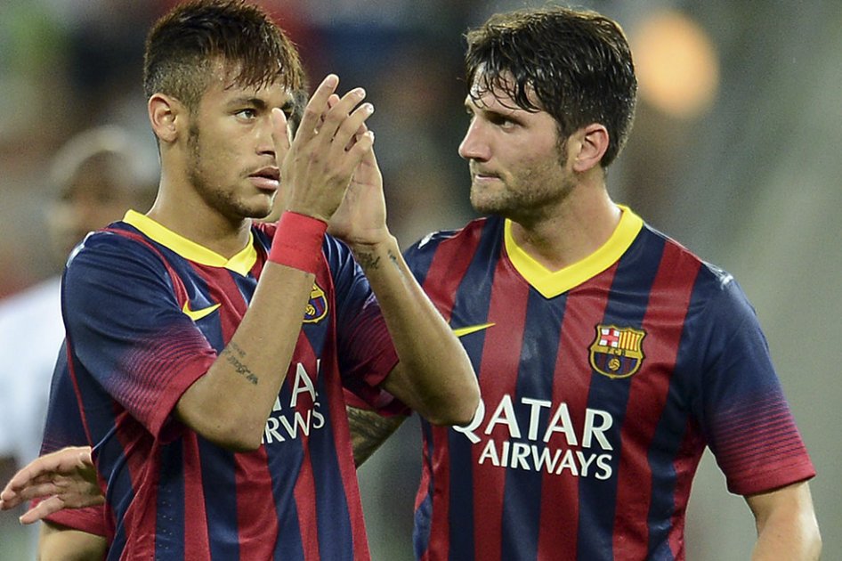 Neymar debutó en empate 2-2 del Barcelona