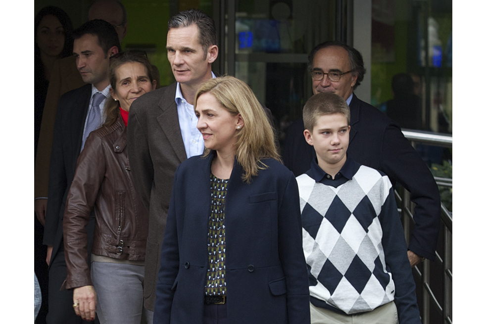 La Infanta Cristina y su ahora exesposo Iñaki